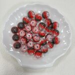 Acrylic transparent luminous colorful double-sided flower beads - Image 6